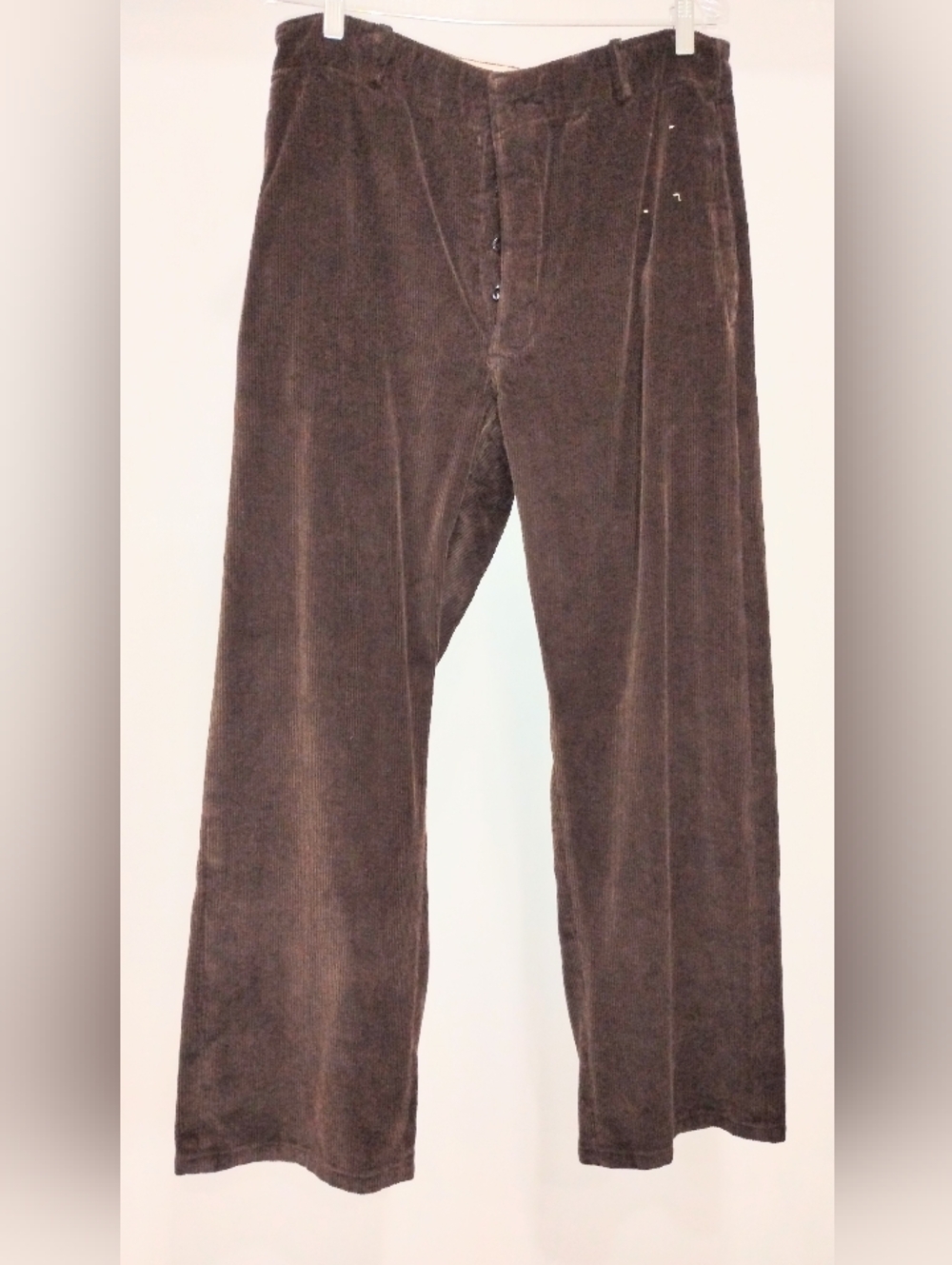CUSTOM TAILORED CHOCOLATE CORDUROY PANTS